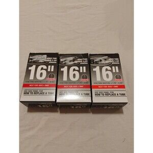 Lot Of 3-Bell Bicycle Inner Tube 16" x 1.75" - 2.25" Standard Valve Kids BikeBMX